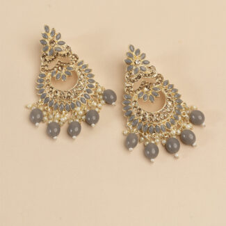red bhoomi earrings
