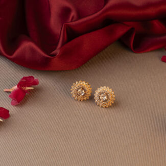 rose gold studs