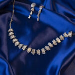 white american diamonds necklace
