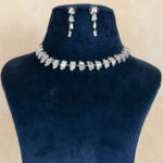 white american diamonds necklace